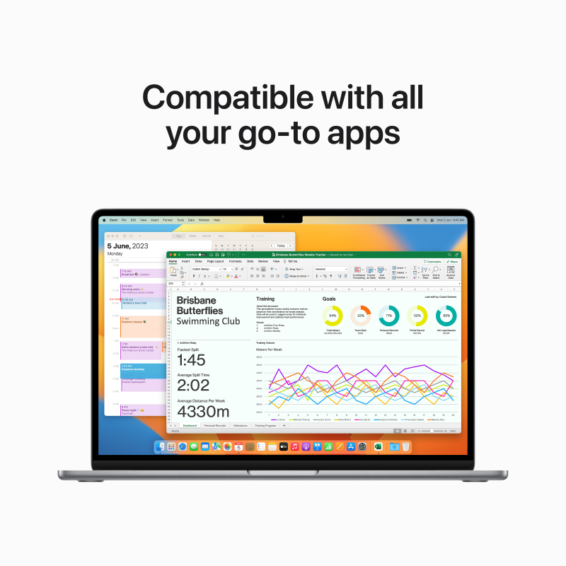 Apple MacBook Air 15-inch M2 & Free Office 365 - Power & Portability