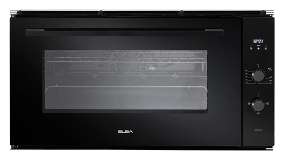 Elba 109-53 BK EVO Gas Oven Built-in 90 cm With Fan Black Touch Control