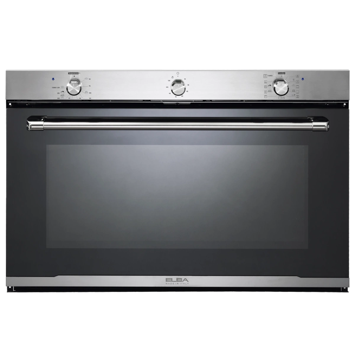 Elba 140-E95 MF Electric Oven Built-in 90 cm Black 121L 10 Programs with 2 Fans Cooling and Distribution