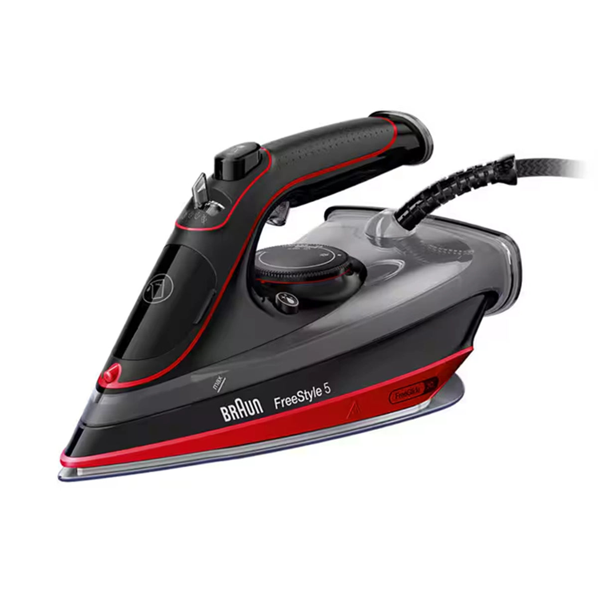 Braun Iron SuperCeramic with FreeGlide 3D technology 2700 W 300 ml Red and Black