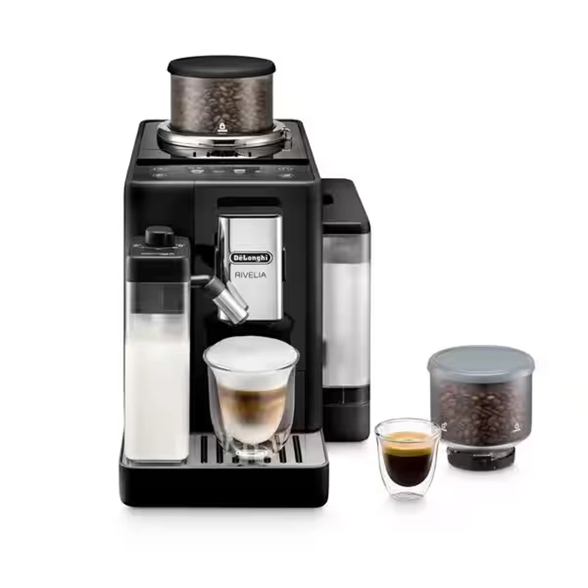 DeLonghi EXAM440.55.B Espresso Maker Rivelia Onyx Black 19 Bar 1450 W Fully Automatic Coffee Maker