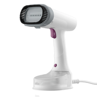 مكواة بخار براون GS5011PU بقوة 1200 واط وخزان 0.15 لتر بتقنية Smart iCare، باللونين الأبيض والبنفسجي