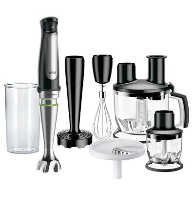 Braun MQ7087X Hand Blender MultiQuick 7 Black 1000 W Stainless Easy SmartSpeed