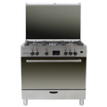 Nara NAXM 9010 / PROFESSIONAL Gas Cooker 90 cm 5 Gas Burners Matt Stainless steel Cast Iron Pan Support With 2 Fans