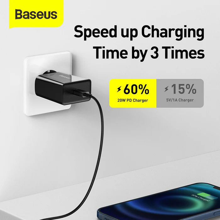 Baseus Speed Mini Quick Charger Type-C 20W Baseus Speed Mini Quick Charger Type-C 20W