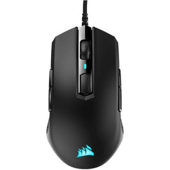 ماوس ألعاب سلكي متعدد القبضات Corsair M55 RGB PRO مزود بمستشعر بصري ثنائي الاتجاه بدقة 12400 نقطة في البوصة