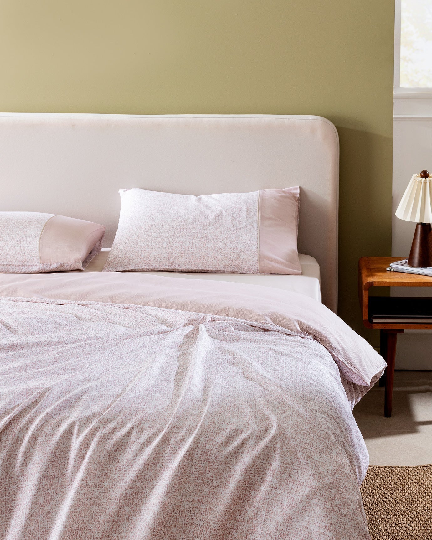 Astrid Single Siize Duvet Cover Set -coco Crep Patterned - Madame Coco JO
