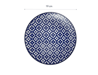 Rêve Bleu Venteux Dessert Plate 19 Cm - Madame Coco JO