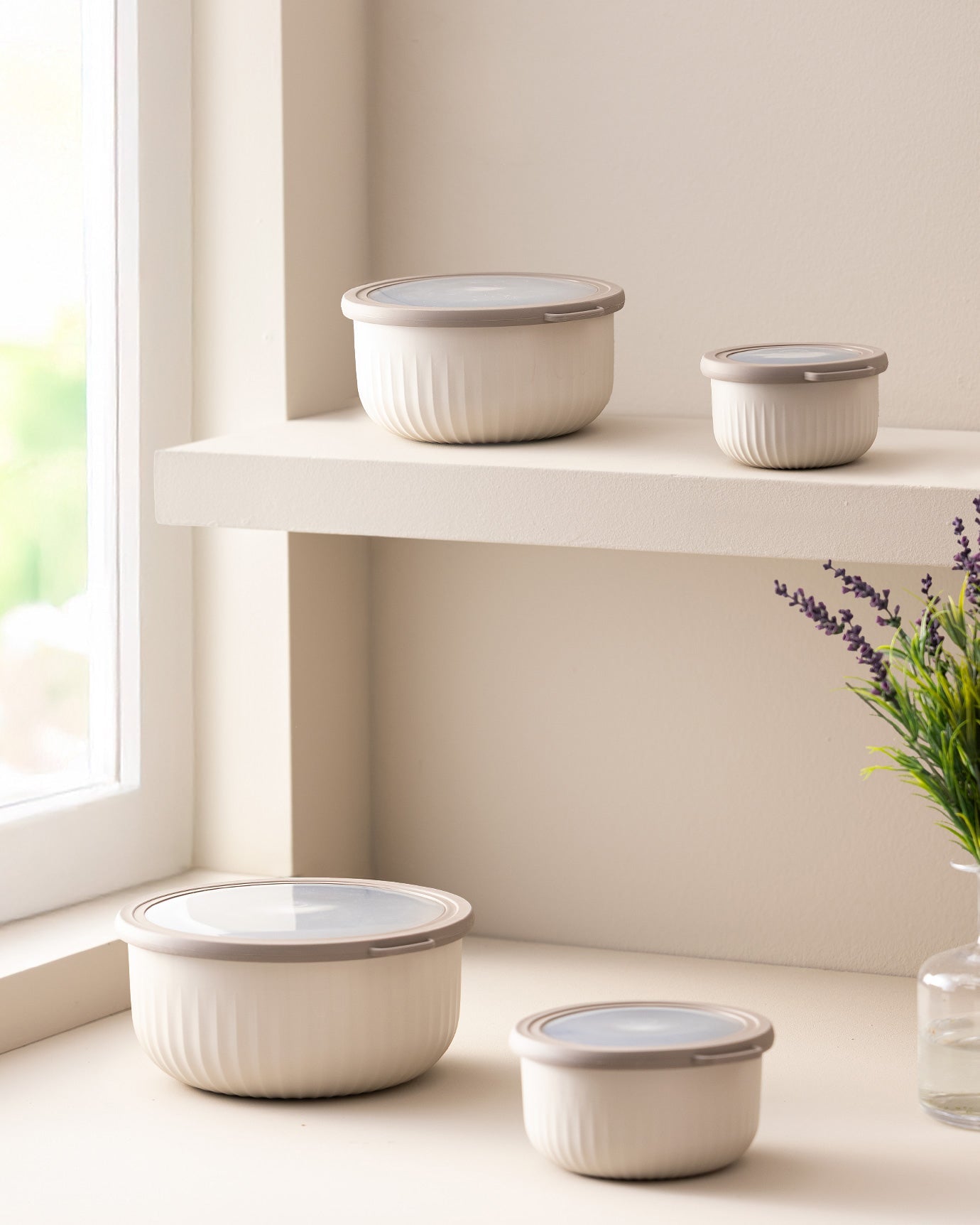 Lucca Set Of 4 Storage Containers - Madame Coco JO