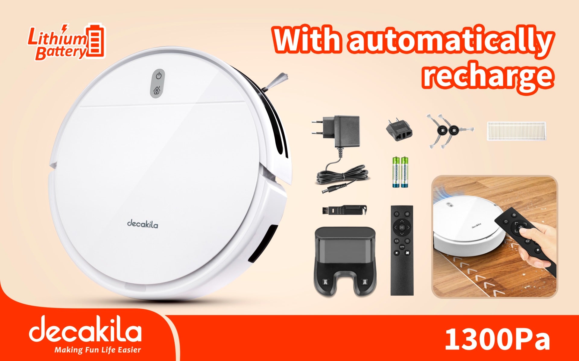 DECAKELA Gyro Robot Vacuum Cleaner (DECABOT06)