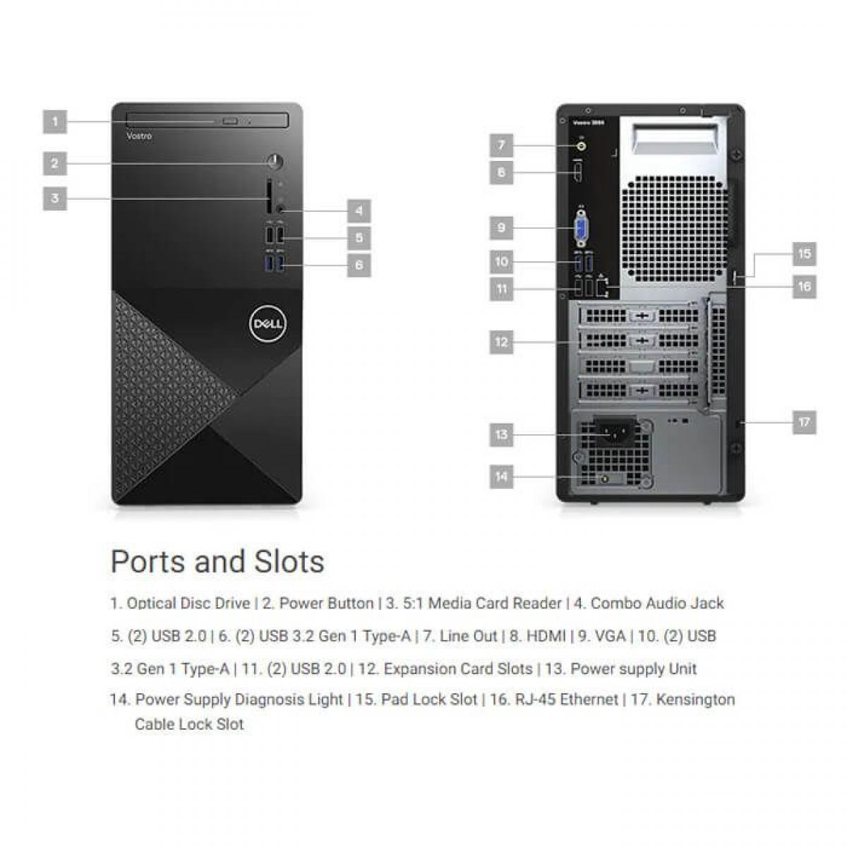 جهاز Dell Vostro 3888 Tower 