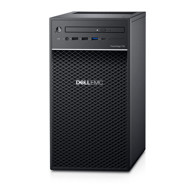 Dell PowerEdge T40 Intel Xeon E-2224G حتى 4.7 جيجاهرتز، ذاكرة DDR4 سعة 8 جيجابايت، قرص ثابت سعة 1 تيرابايت - خادم برج صغير 