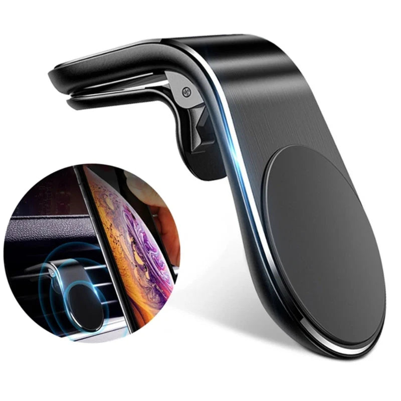 LENYES CR93 Magnetic Car Mount – Black, Compact & Secure LENYES CR93 Magnetic Car Mount – Black, Compact & Secure
