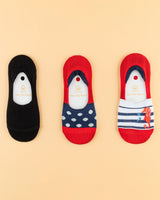 Madame Coco Hêtre Women’s Invisible Socks – 3-Pack Lightweight Cotton No-Show Socks for Summer Footwear