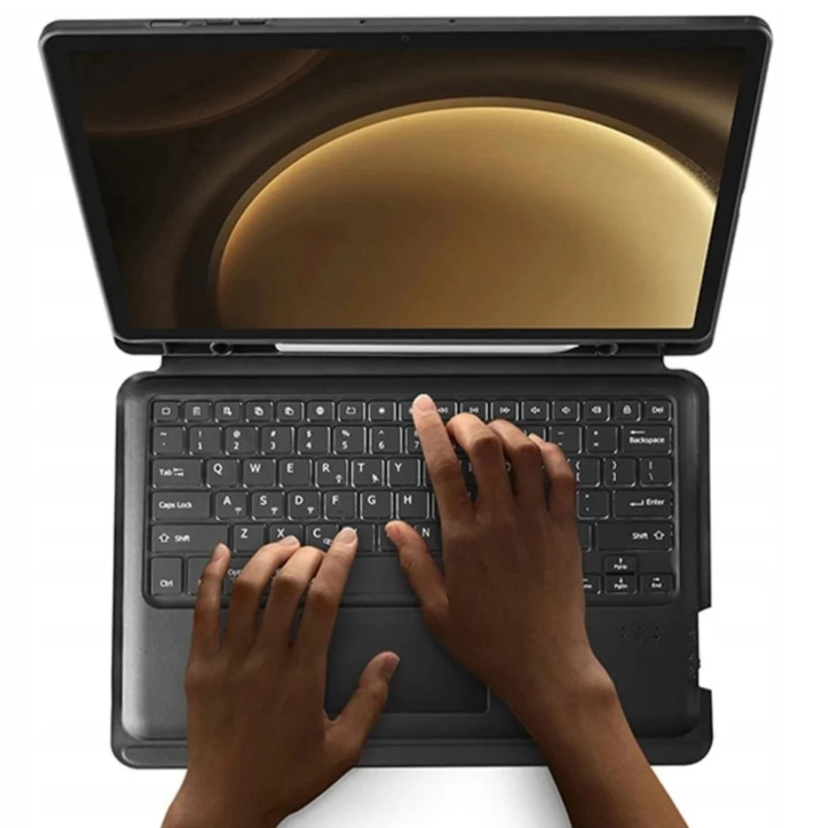 Dux Ducis DK Series Keyboard Samsung Tab S9 FE Plus Arabic