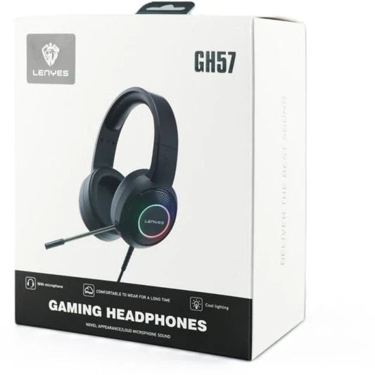 سماعة ألعاب سلكية GH57 من Lenyes مع ميكروفون احترافي 