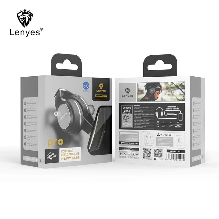 Lenyes LH93 Wireless Bluetooth Headset – Crisp Sound & Comfort Lenyes LH93 Wireless Bluetooth Headset – Crisp Sound & Comfort
