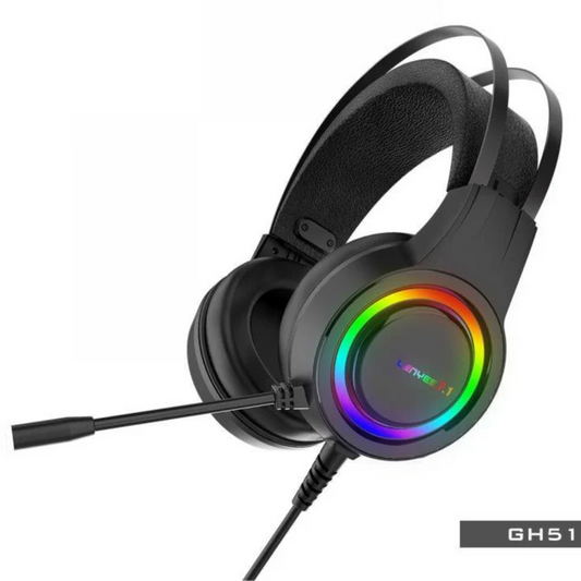 Lenyes GH51 Wired Gaming Headset – Surround Sound & Mic