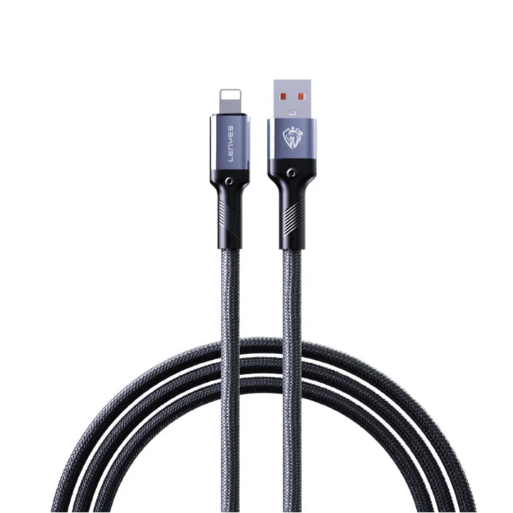 Lenyes LC509-I Lightning Cable – Braided & Fast Charging Lenyes LC509-I Lightning Cable – Braided & Fast Charging