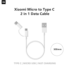Mi 2-in-1 USB Cable (Micro USB to Type C) 100cm Mi 2-in-1 USB Cable (Micro USB to Type C) 100cm