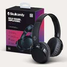 Skullcandy Riff 2 Wireless On-Ear Headphones: 34 Hr Battery, Mic - Black