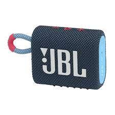 مكبر صوت JBL GO 3 اللاسلكي المحمول المقاوم للماء - أزرق / وردي