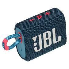 مكبر صوت JBL GO 3 اللاسلكي المحمول المقاوم للماء - أزرق / وردي