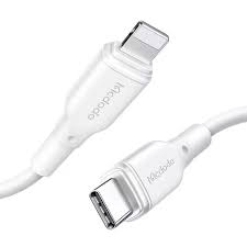 Mcdodo USB C to Lightning Cable 1.2m Fast Charging - White Mcdodo USB C to Lightning Cable 1.2m Fast Charging - White
