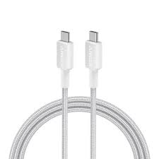Anker 322 USB-C to Lightning Cable (3ft Braided) - White
