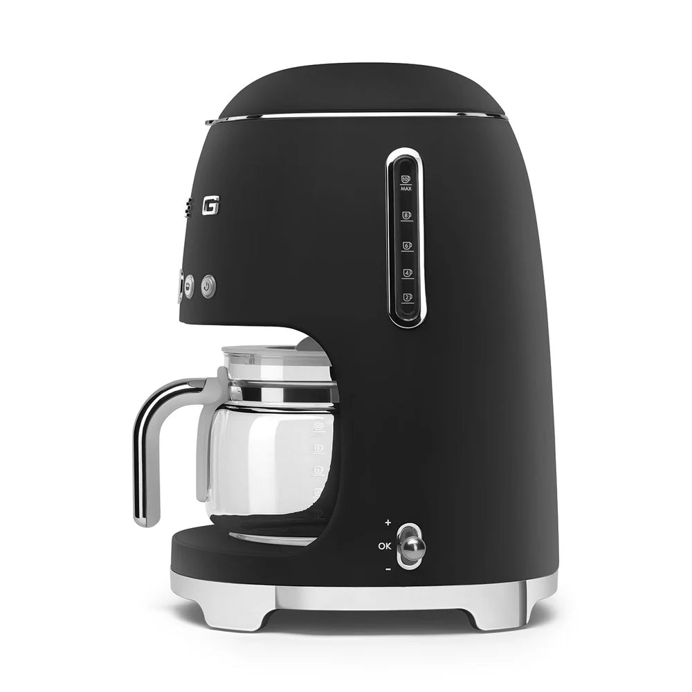 Smeg Drip Coffee Machine 50's Style – Black Matt | DCF02BLM