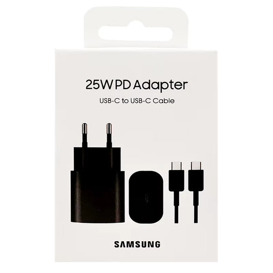 Samsung 25W PD Fast Charger with Type-C to Type-C Cable