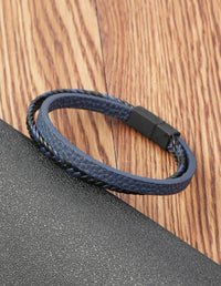 Fashionable And Popular Men Braided Detail Bracelet PU For Jewelry Gift And For A Stylish Look