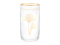 Musette - Lovely Ginkgo Leaves 4-piece Beverage Glass Set - 365ml - Madame Coco JO