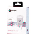شاحن DOMO BRUNO DMC-01 GAN بقدرة 20 واط بمنفذ Type-C - أبيض