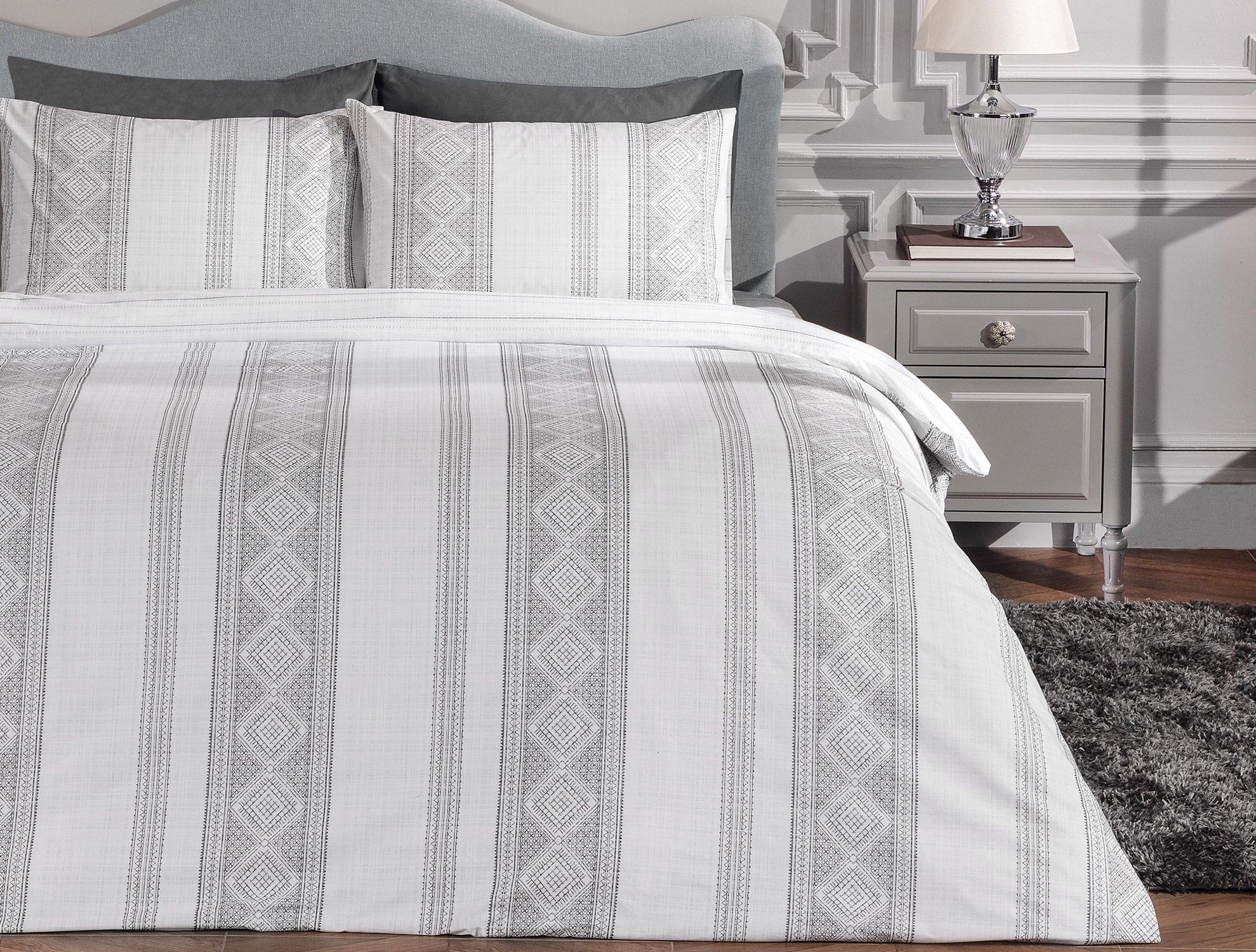 Fair Single Size Duvet Cover Set - Ranforce Patterned - Madame Coco JO