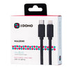 DOMO MALDINI Fast Charge Sync USB-C to Lightning Cable Black