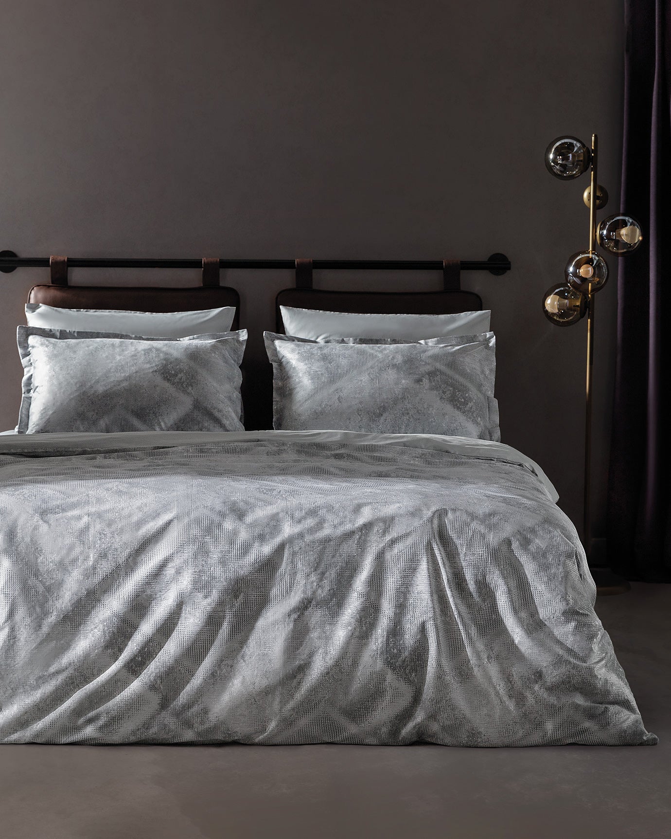 Valeria King Size  Luxury Satin Duvet Cover Set - Madame Coco JO