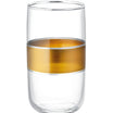 Musette - Heike Gold 4-piece Beverage Glass Set - 365ml - Madame Coco JO