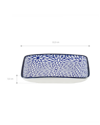 Rêve Bleu Drancy Square Plate - Madame Coco JO