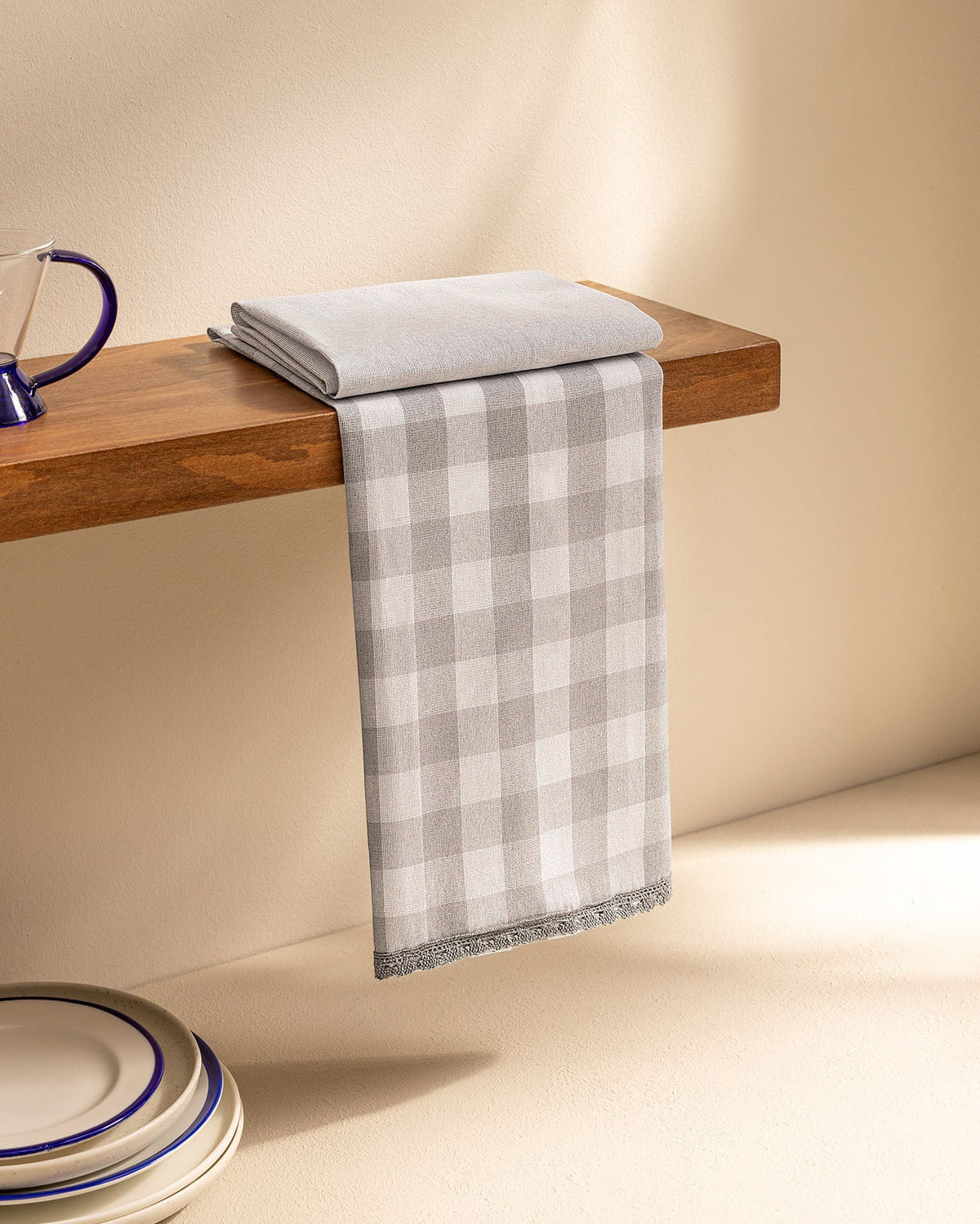 Carree 2 Pack Embroidered Drying Cloth - Madame Coco JO