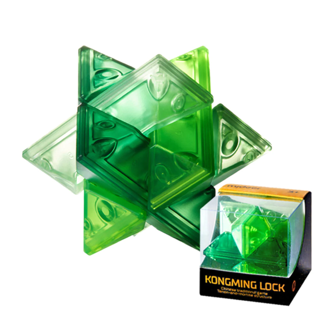 Mideer Neon Space Kongming Lock – Hexagonal Gem Mideer Neon Space Kongming Lock – Hexagonal Gem