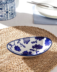 Rêve Bleu Angers Oval Plate - Madame Coco JO