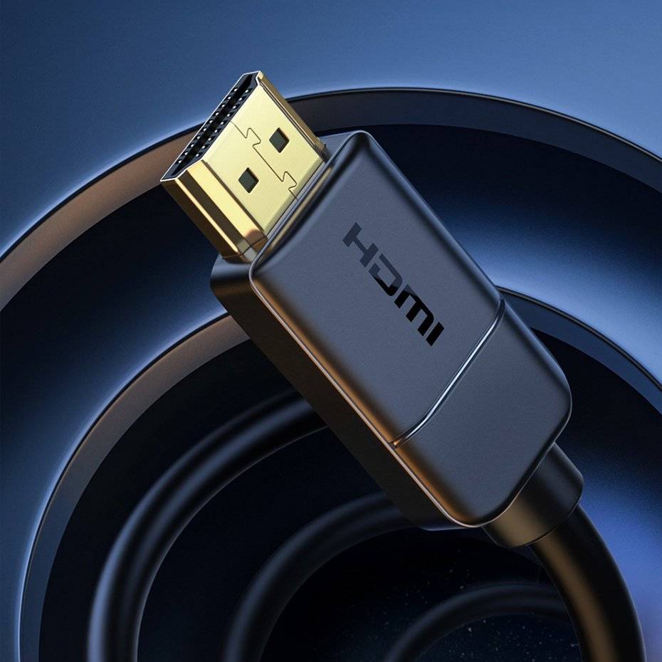 كابل محول من HDMI إلى HDMI عالي الدقة من باسيوس بطول 2 متر - أسود