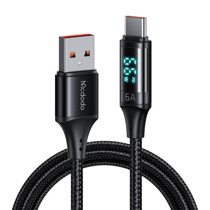 Mcdodo Type C Fast Charging Cable with Digital Display 1.2m
