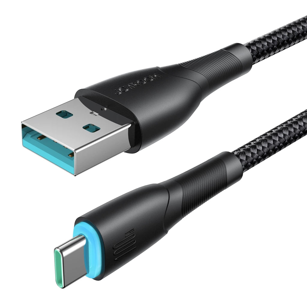 Joyroom Starry 100W USB A & USB C Cable 1m Fast & Durable Charging - Black Joyroom Starry 100W USB A & USB C Cable 1m Fast & Durable Charging - Black