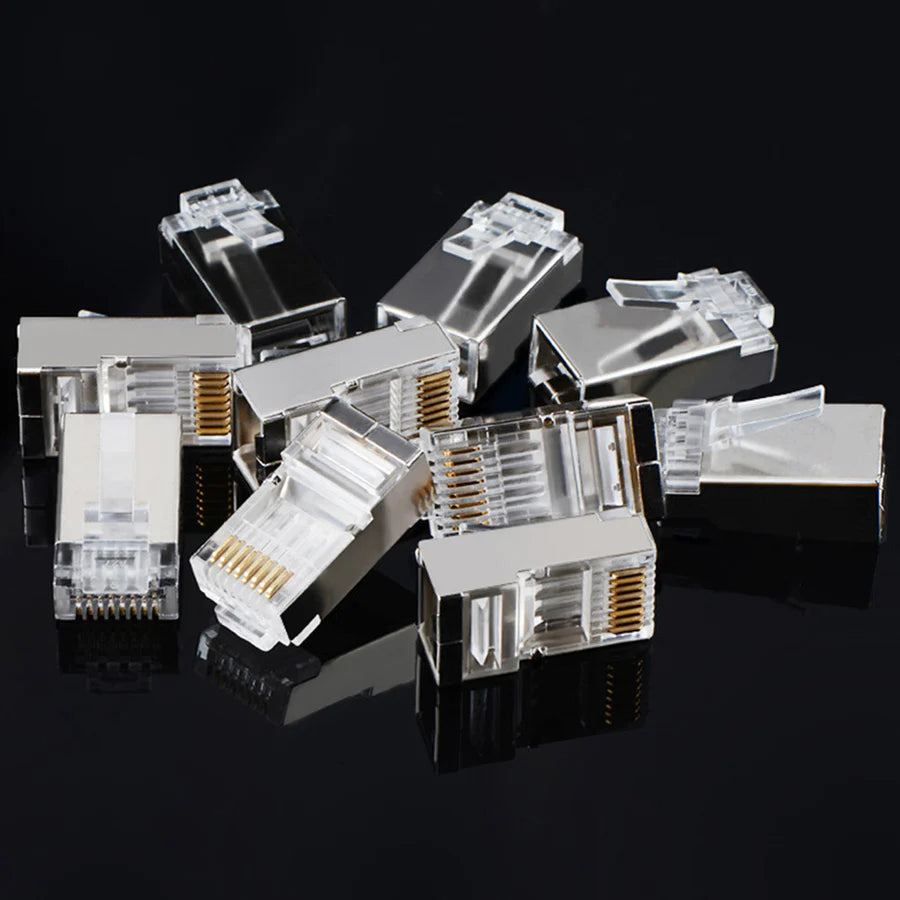 UGREEN CAT6 Shielded RJ45 Crystal Head 100-Pack – Model 50248 UGREEN CAT6 Shielded RJ45 Crystal Head 100-Pack – Model 50248