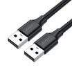 كابل يوجرين USB 2.0 من ذكر إلى ذكر - أسود