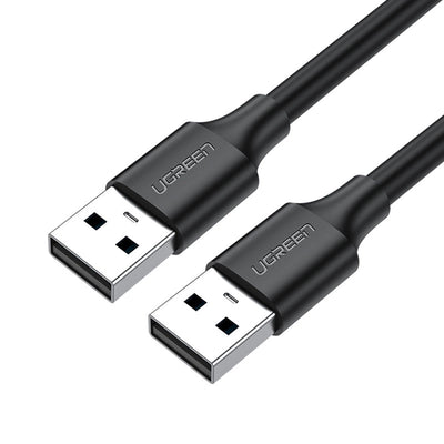 كابل يوجرين USB 2.0 من ذكر إلى ذكر - أسود