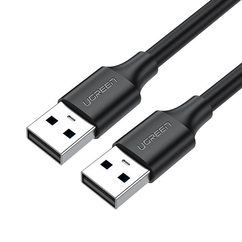 كابل يوجرين USB 2.0 من ذكر إلى ذكر - أسود