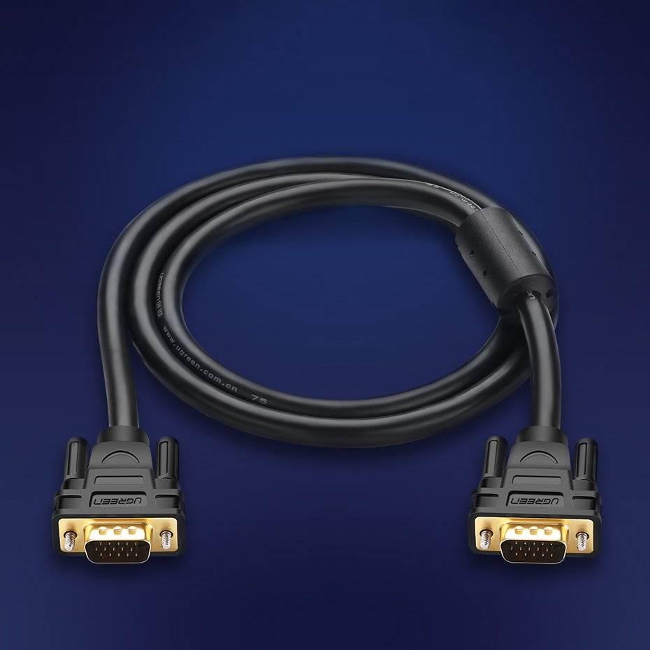 UGREEN VGA Male to Male Cable 1.5m (Black)